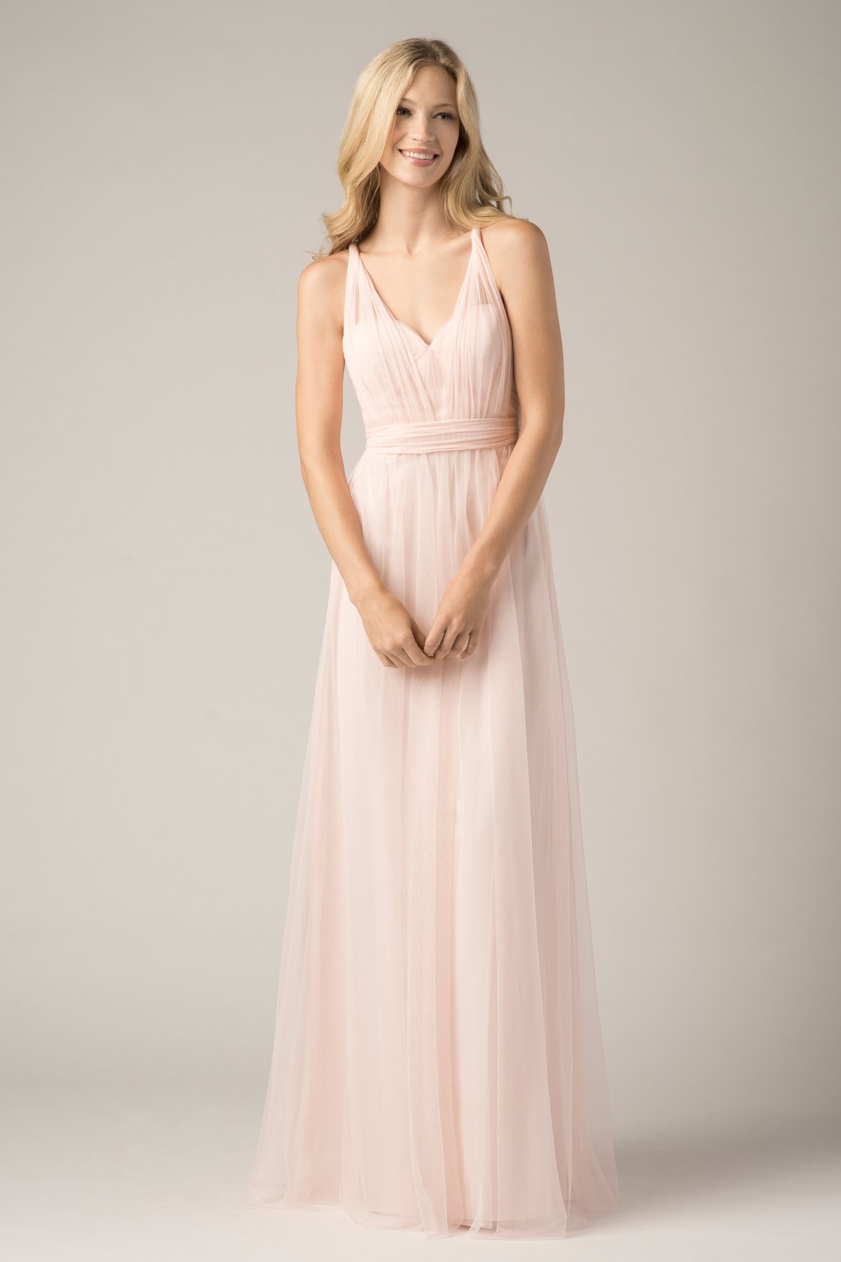 Ice pink hotsell wedding dress