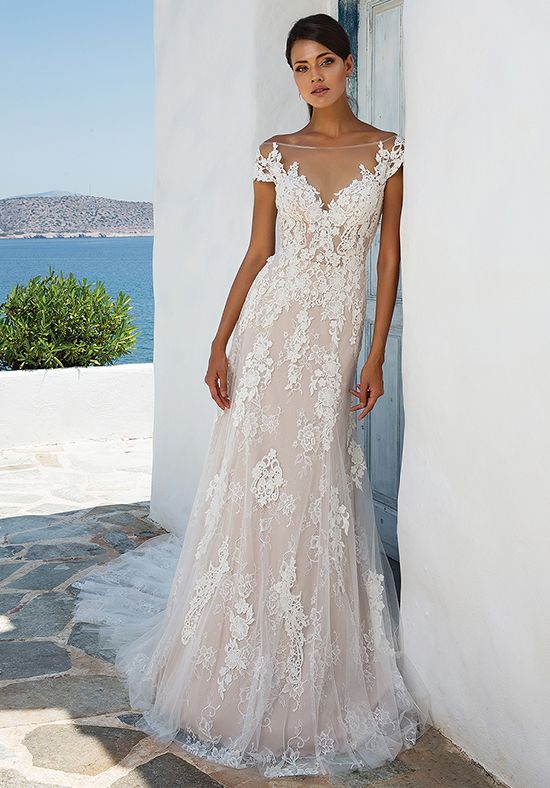 justin alexander lace wedding dress