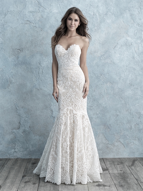 Allure Bridals 9811 Wedding Dress | Allure wedding dresses, A-line wedding  dress, Allure bridal wedding dress