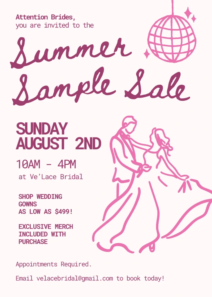 Summer Sample Sale