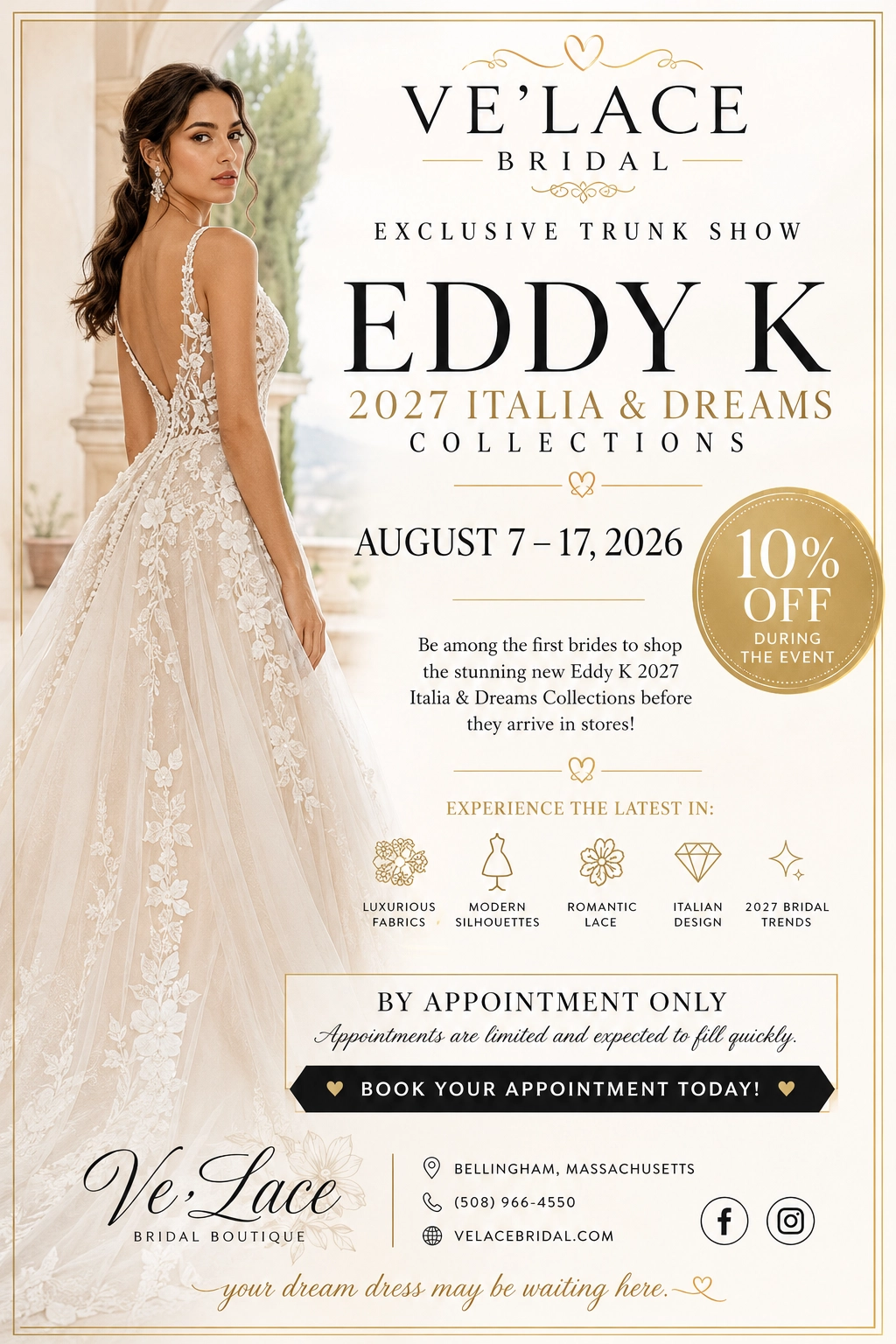 Eddy K 2027 Italia & Dreams Trunk Show